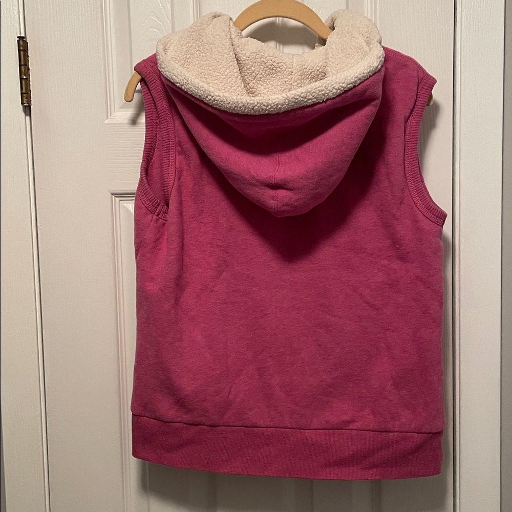 Carhartt Pink Sherpa-Lined Vest. Size Small For Women Tall - Picture 7 of 7